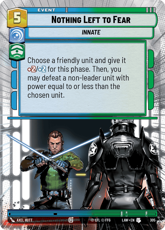 【LAW305/EN】Nothing Left to Fear (Hyperspace)