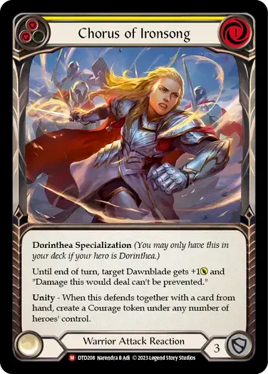 【DTD208/EN/RF】Chorus of Ironsong