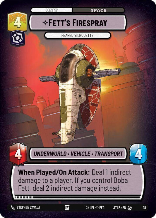 【JTLP18/EN】Fett's Firespray - Feared Silhouette