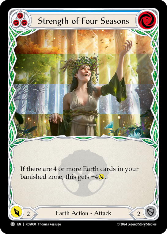 【ROS060/EN/RF】Strength of Four Seasons/四季折々[Blue]