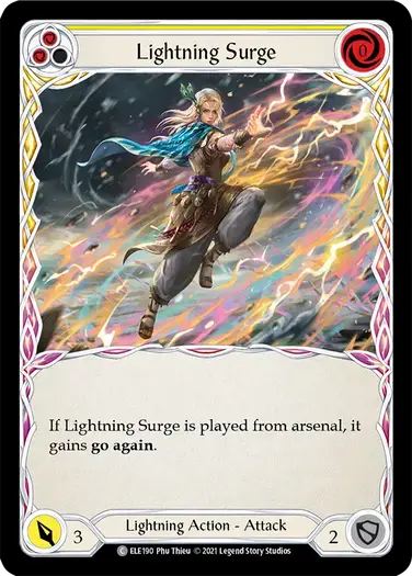 【ELE190/EN】Lightning Surge[Yellow]