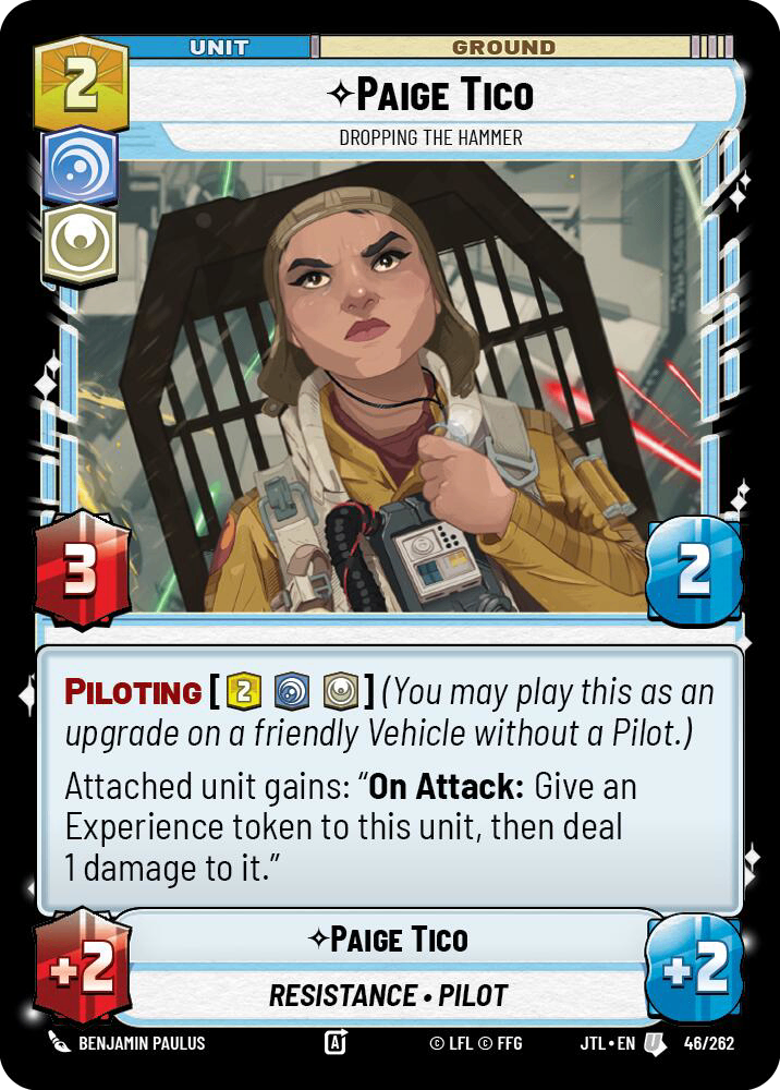 【JTL544/EN】Paige Tico - Dropping the Hammer(Foil)