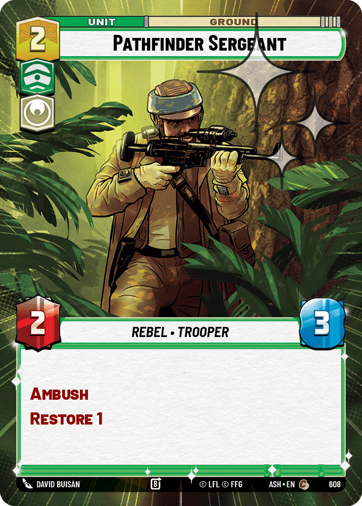 【ASH608/EN】Pathfinder Sergeant (Hyperspace/Foil)