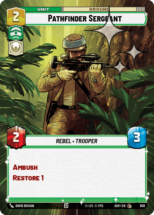 【ASH608/EN】Pathfinder Sergeant (Hyperspace/Foil)