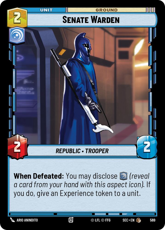 【SEC0569/EN】Senate Warden (Foil)