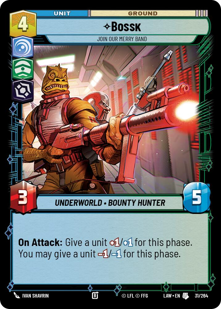 【LAW031/EN】Bossk - Join Our Merry Band
