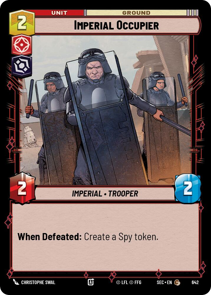 【SEC0642/EN】Imperial Occupier (Foil)