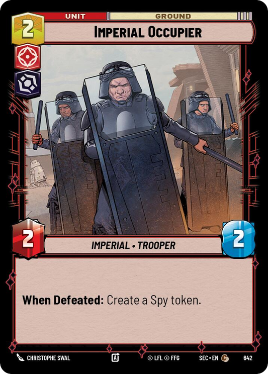 【SEC0642/EN】Imperial Occupier (Foil)