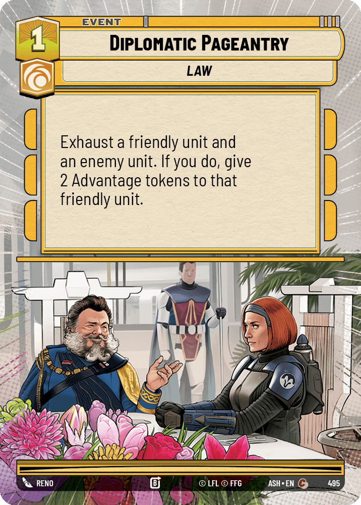 【ASH495/EN】Diplomatic Pageantry (Hyperspace)