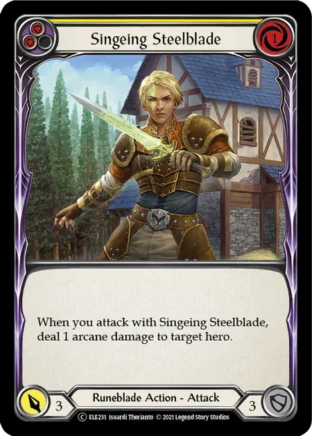 【U-ELE231/EN】Singeing Steelblade[Yellow]