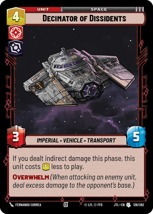 【JTL636/EN】Decimator of Dissidents(Foil)
