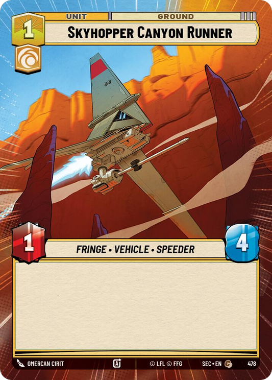【SEC0478/EN】Skyhopper Canyon Runner (Hyperspace)