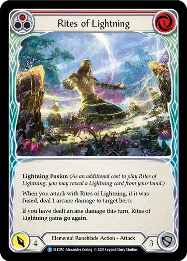 【ELE070/EN】Rites of Lightning[Red]
