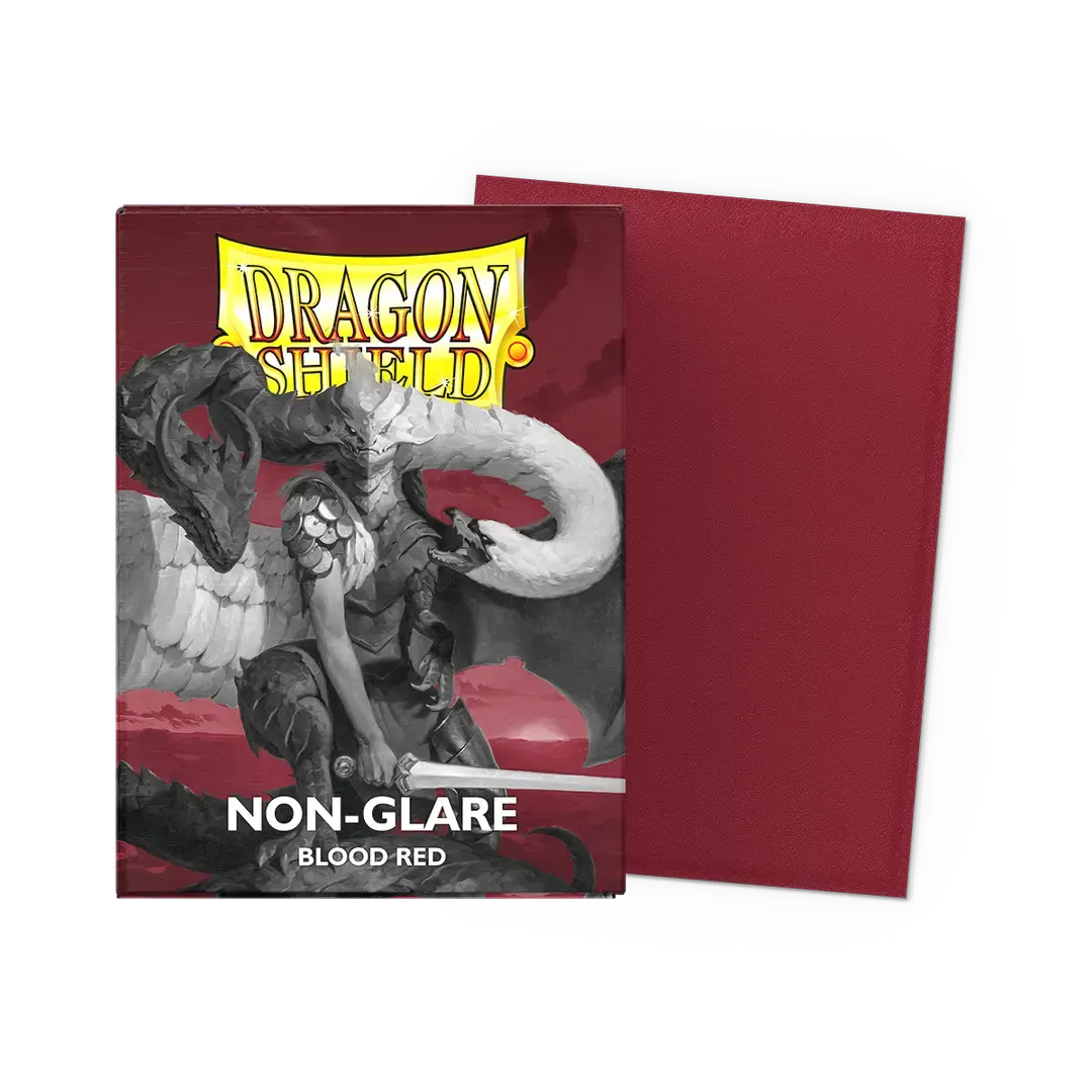 【Dragon Shield】Matte Non Glare - Blood Red(スタンダードサイズ/100枚入り)※配送方法はゆうパックをご選択ください