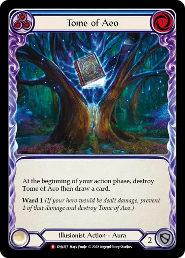 【傷あり特価】【DYN217/EN/RF】Tome of Aeo