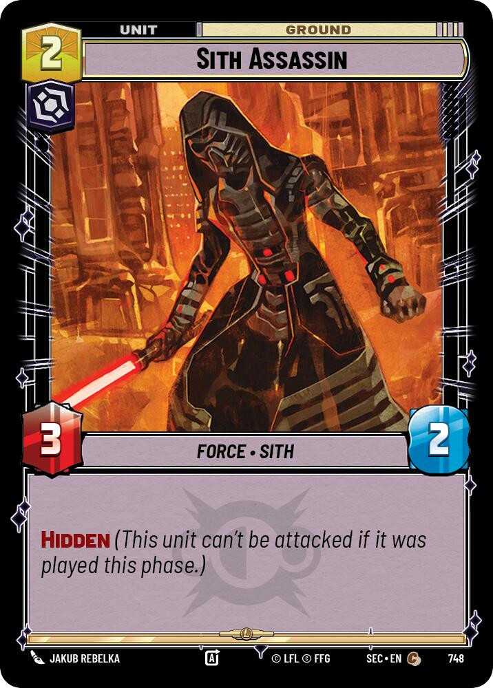 【SEC0748/EN】Sith Assassin (Foil)
