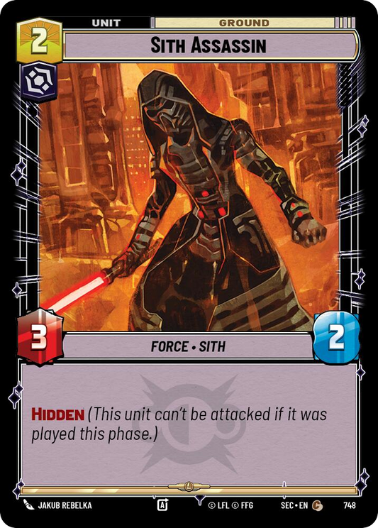 【SEC0748/EN】Sith Assassin (Foil)