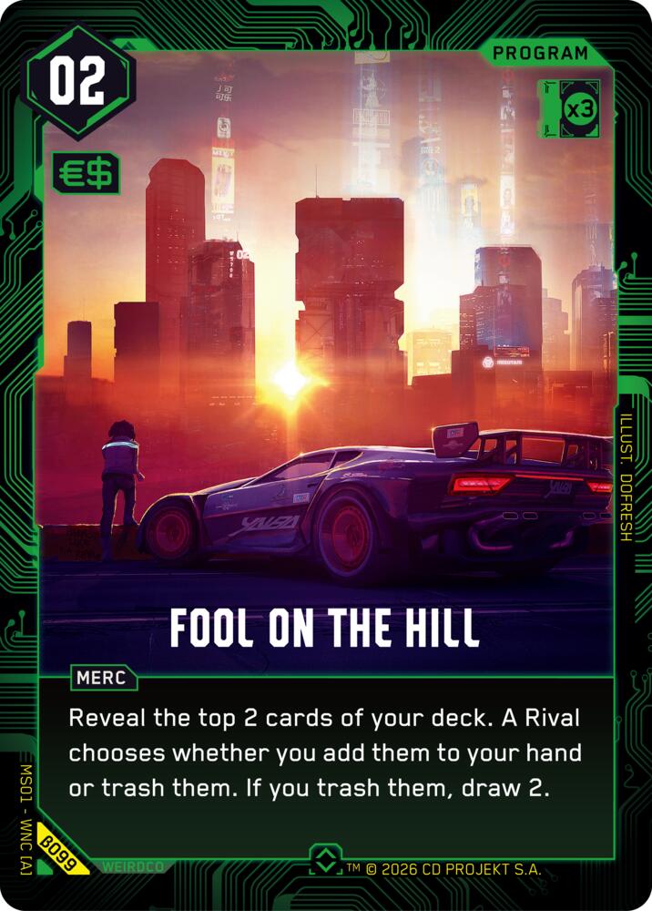 【WNCBβ099/EN】Fool on the Hill