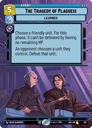 【LOF307/EN】The Tragedy of Plagueis(Hyperspace)