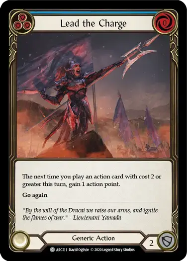 【U-ARC211/EN】Lead the Charge[Blue]