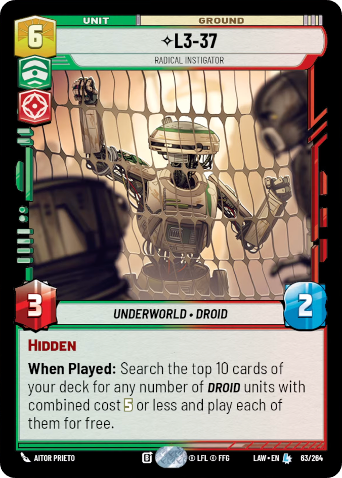 【LAW063/EN】L3-37 - Radical Instigator