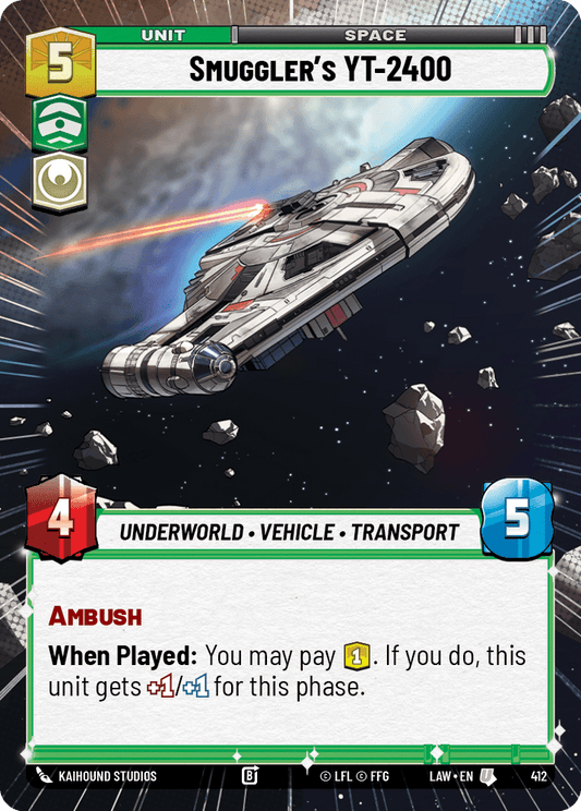 【LAW412/EN】Smuggler's YT-2400 (Hyperspace)