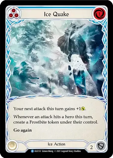 【ELE153/EN】Ice Quake[Blue]
