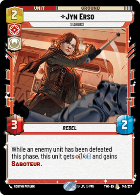 【TWI143/EN】Jyn Erso - Stardust(FOIL)