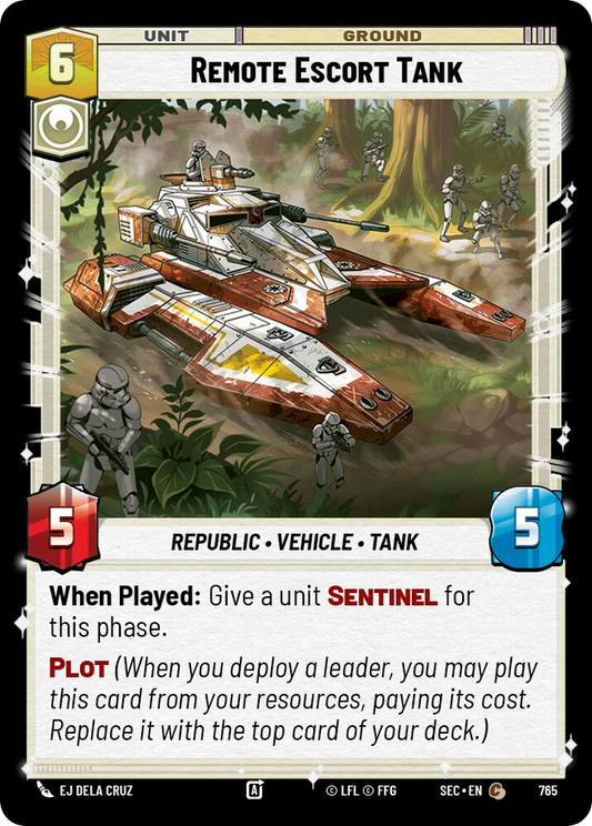 【SEC0765/EN】Remote Escort Tank (Foil)