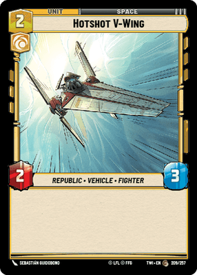 【TWI209/EN】Hotshot V-Wing(FOIL)