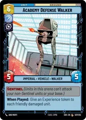 【SOR037/EN】Academy Defense Walker(FOIL)