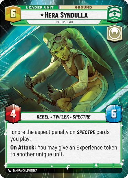 【傷あり特価】【SOR275/EN】Hera Syndulla - Spectre Two (HYPERSPACE)