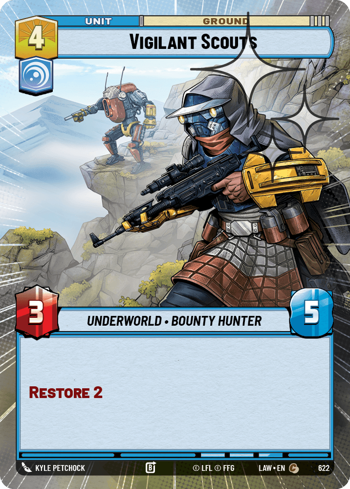 【LAW622/EN】Vigilant Scouts (Hyperspace/Foil)