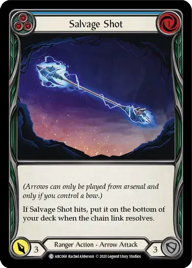【U-ARC068/EN】Salvage Shot[Blue]