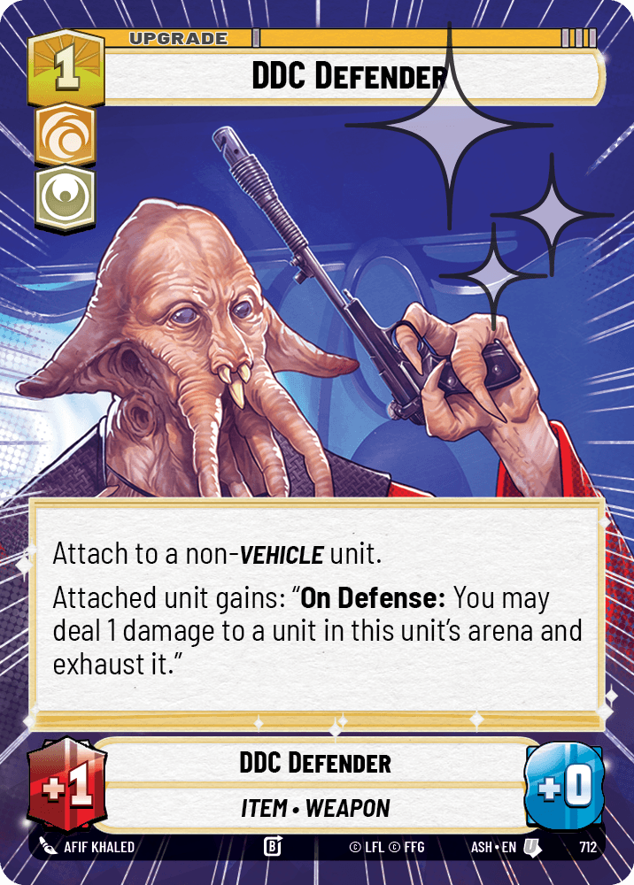 【ASH712/EN】DDC Defender (Hyperspace/Foil)