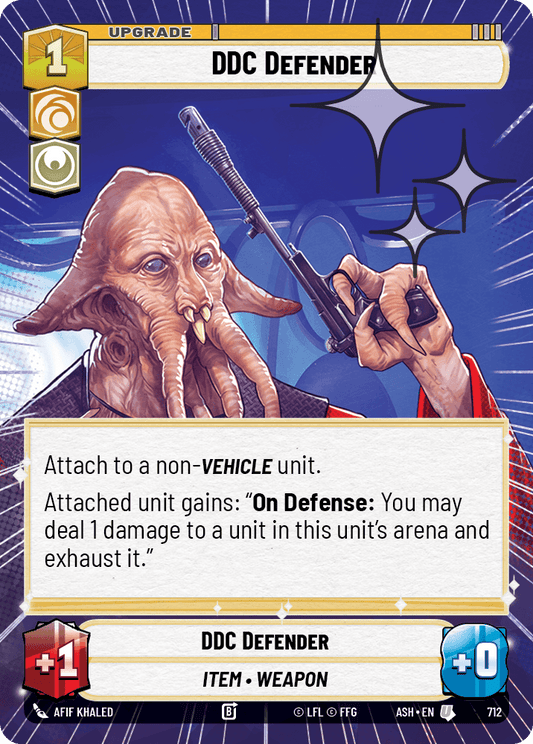 【ASH712/EN】DDC Defender (Hyperspace/Foil)