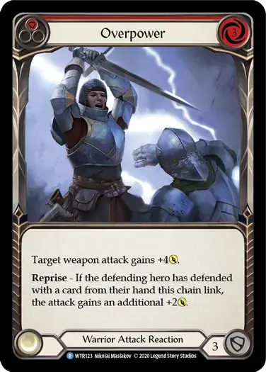 【U-WTR123/EN】Overpower[Red]