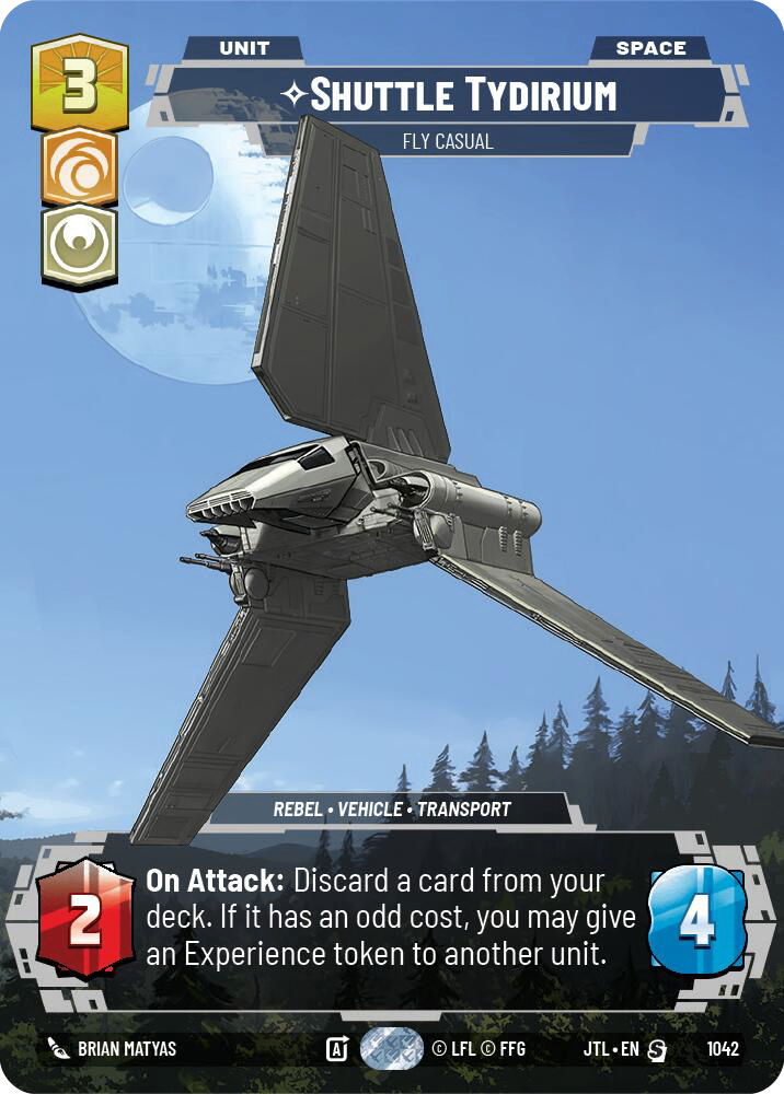 【JTL1042/EN】Shuttle Tydirium - Fly Casual (Prestige)
