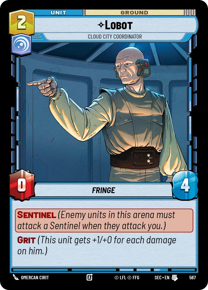 【SEC0567/EN】Lobot - Cloud City Coordinator (Foil)