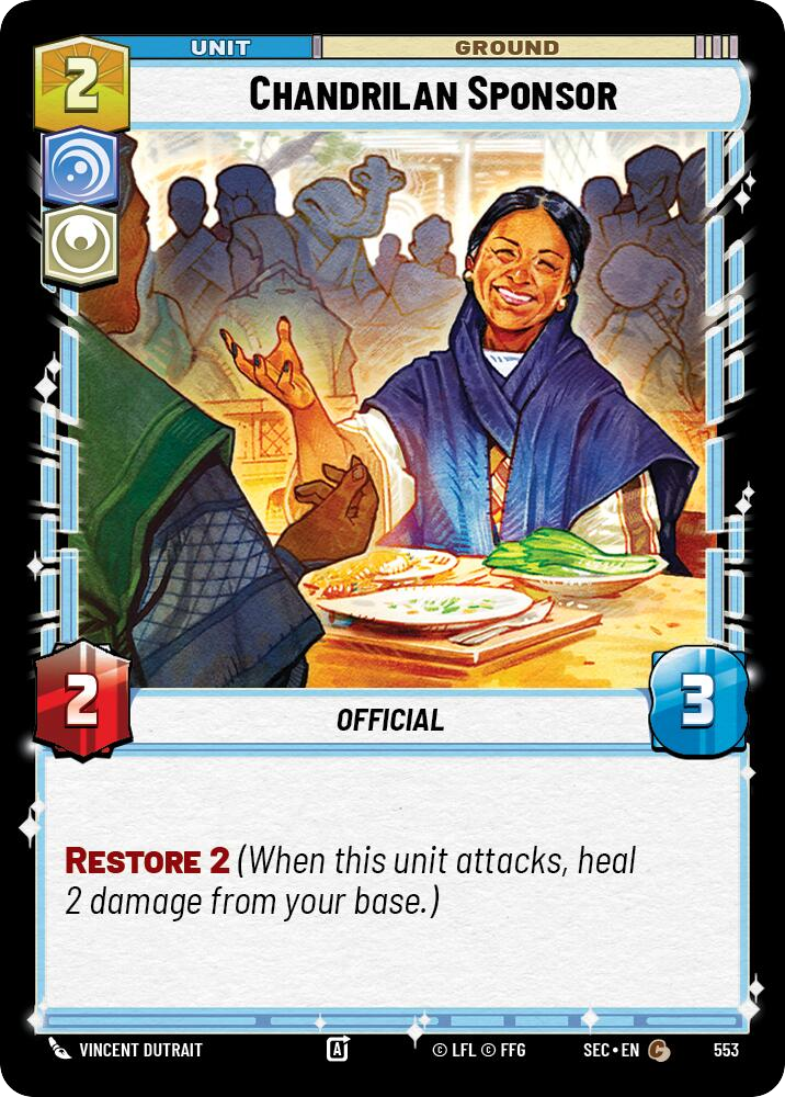 【SEC0553/EN】Chandrilan Sponsor (Foil)