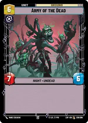 【LOF236/EN】Army of the Dead