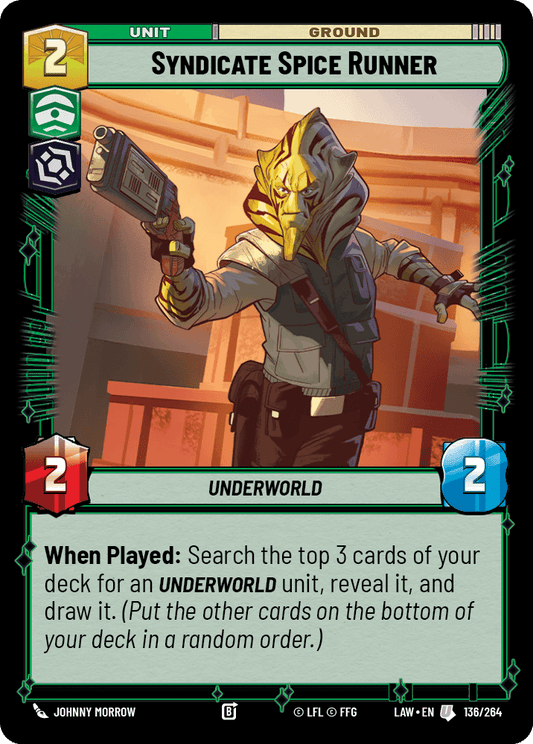【LAW136/EN】Syndicate Spice Runner