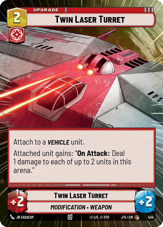 【JTL434/EN】Twin Laser Turret (Hyperspace)