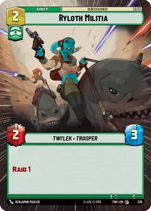 【TWI378/EN】Ryloth Militia(HYPERSPACE/FOIL)