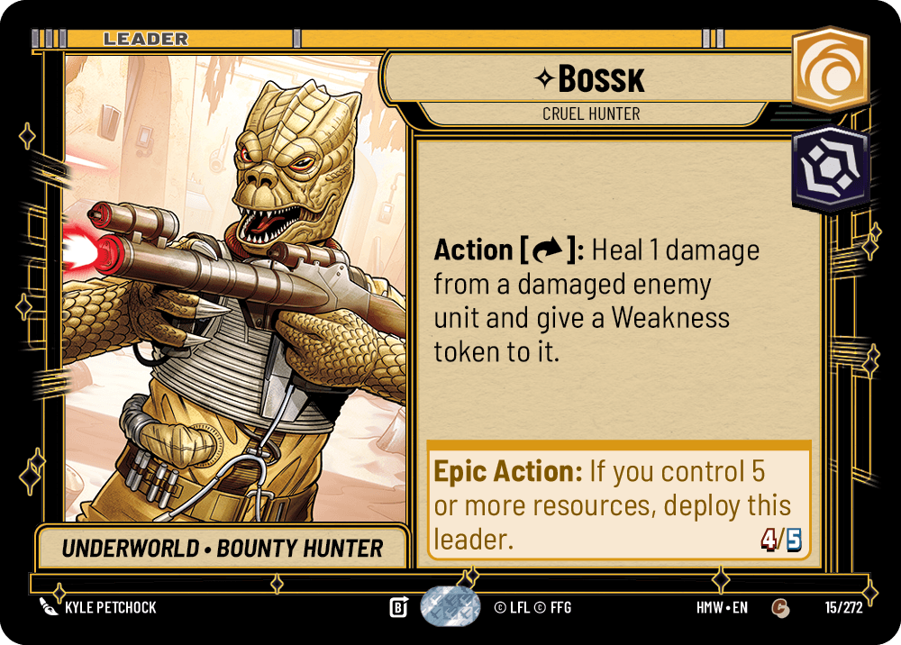 【HMW015/EN】Bossk - Cruel Hunter