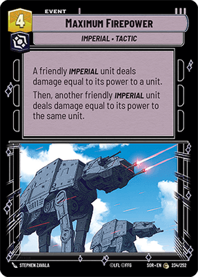 【傷あり特価】【SOR234/EN】Maximum Firepower
