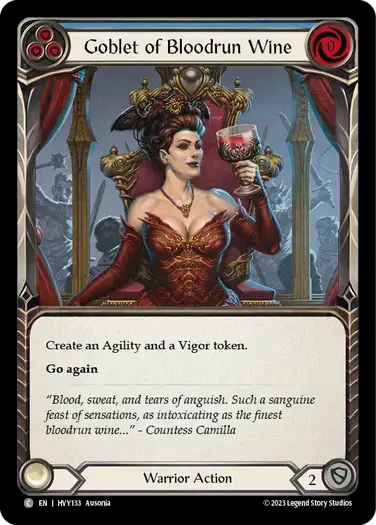 【HVY133/EN】Goblet of Bloodrun Wine/滴血のワイン