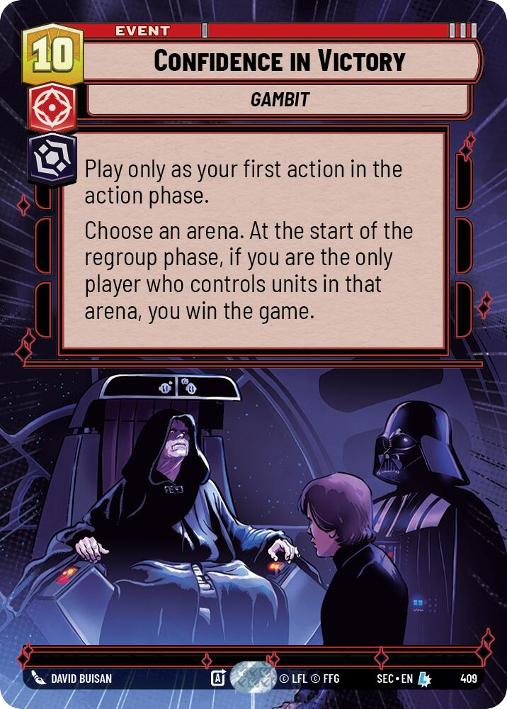 【SEC0409/EN】Confidence in Victory (Hyperspace)