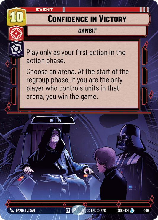 【SEC0409/EN】Confidence in Victory (Hyperspace)