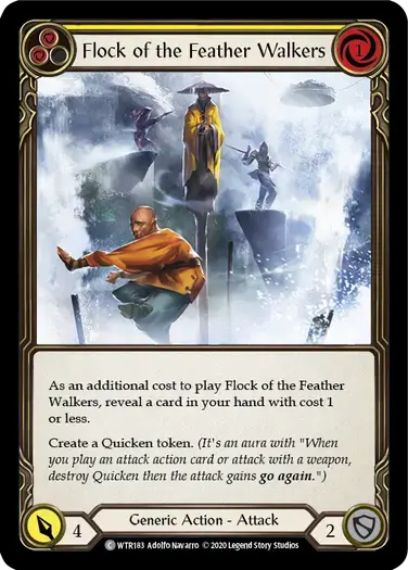 【U-WTR183/EN】Flock of the Feather Walkers[Yellow]